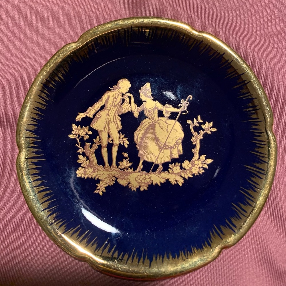 Vintage Limoges small decorative plate